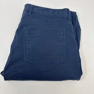 Faherty Mens 29x34 Navy Blue 5 Pocket Design Pants